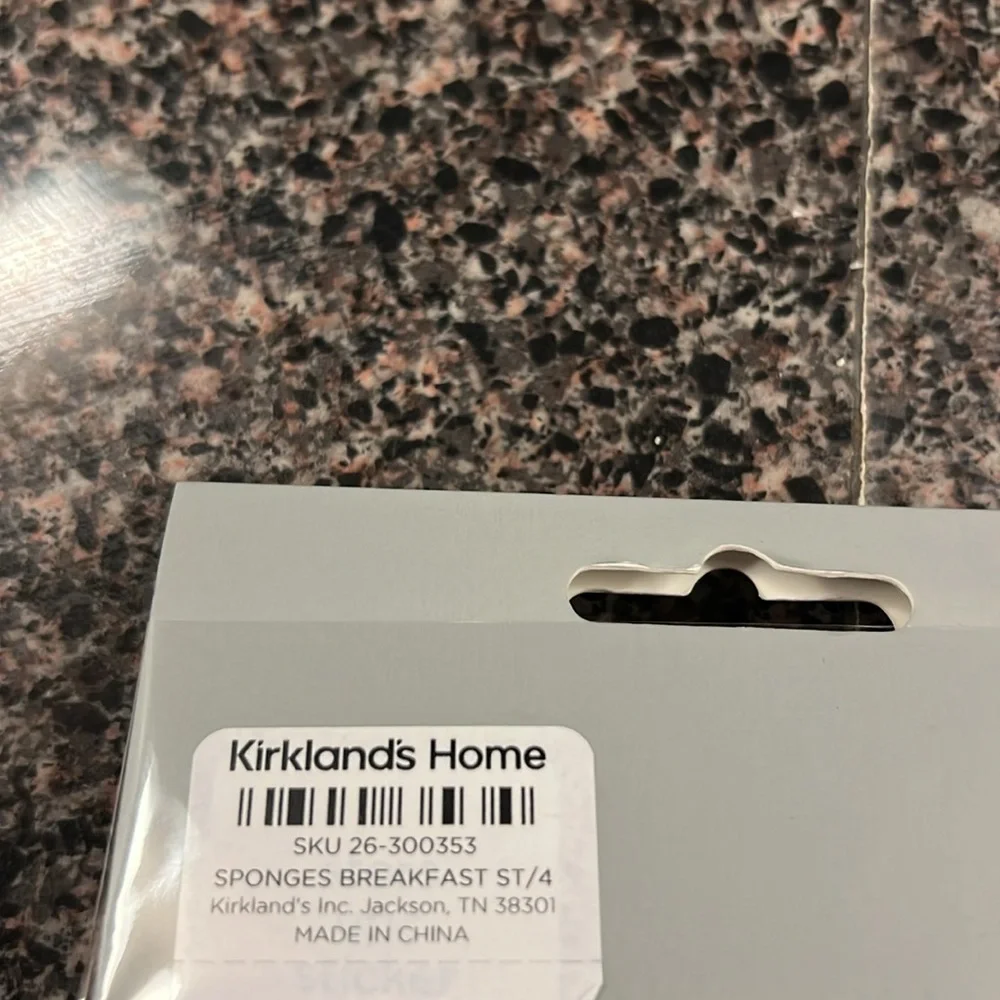 New in Packaging Four Piece Sponge Set